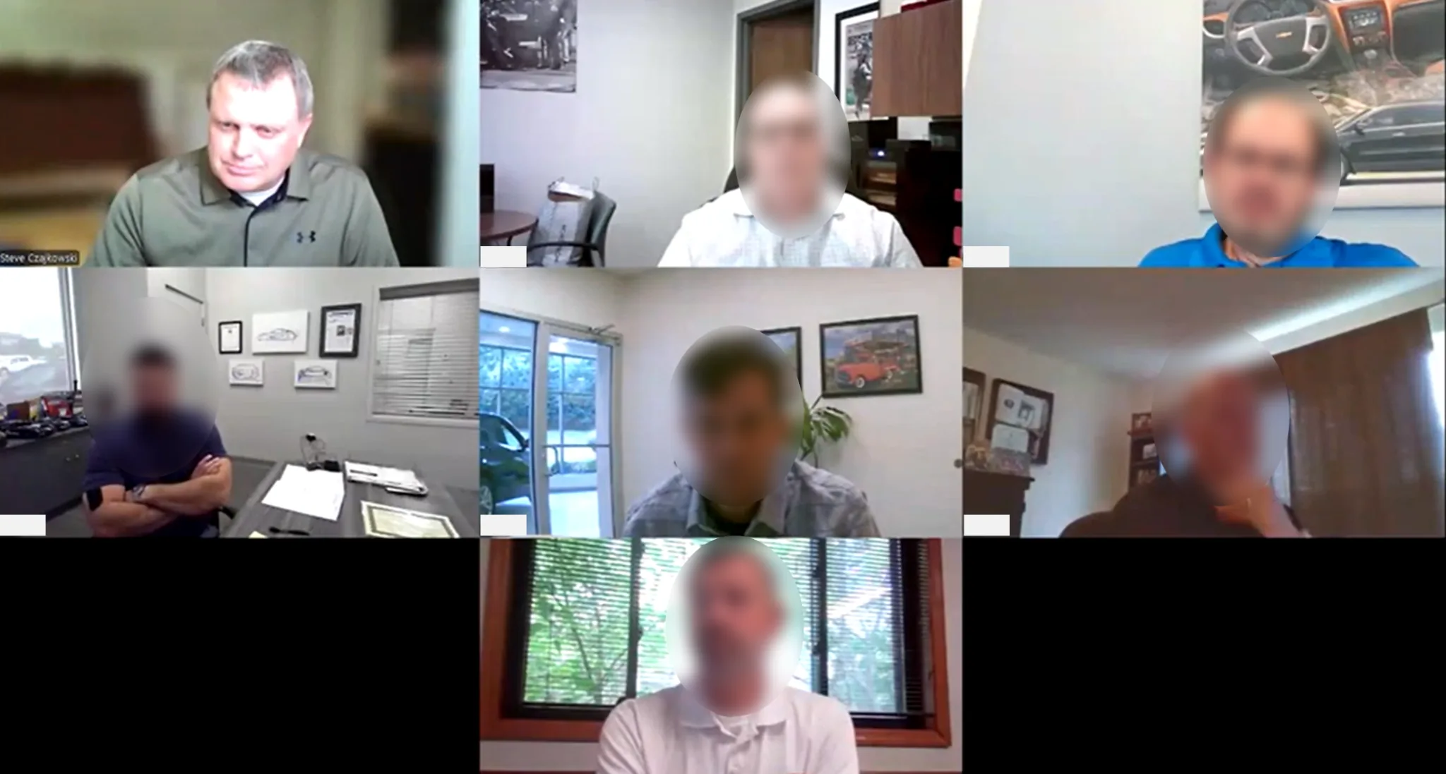 FARM automotive dealer focus group illustrating decades of research with dealership professionals